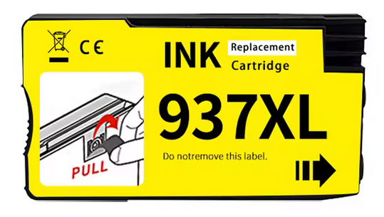 Compatible HP 937XL Yellow High Capacity Ink Cartridge